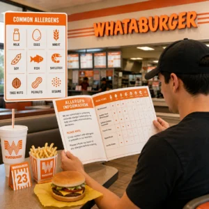 Whataburger Allergen Menu