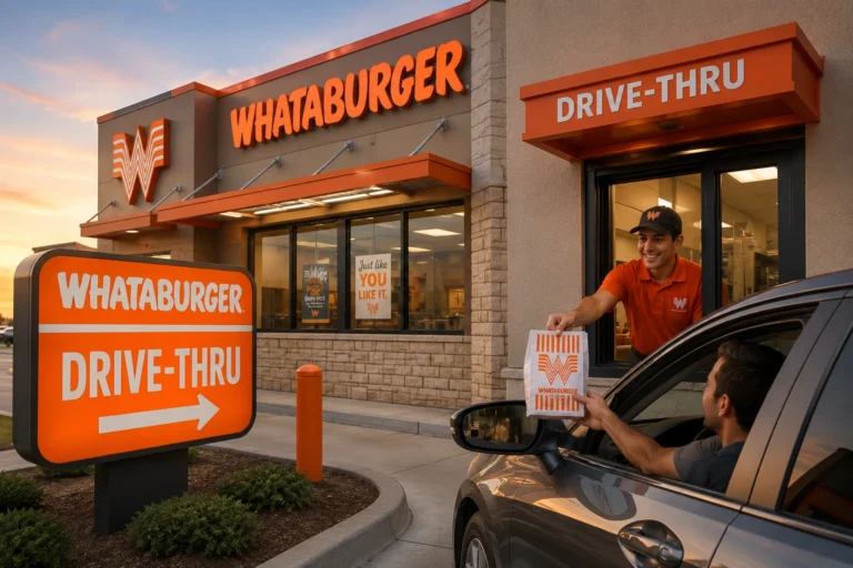 Whataburger Drive Thru menu